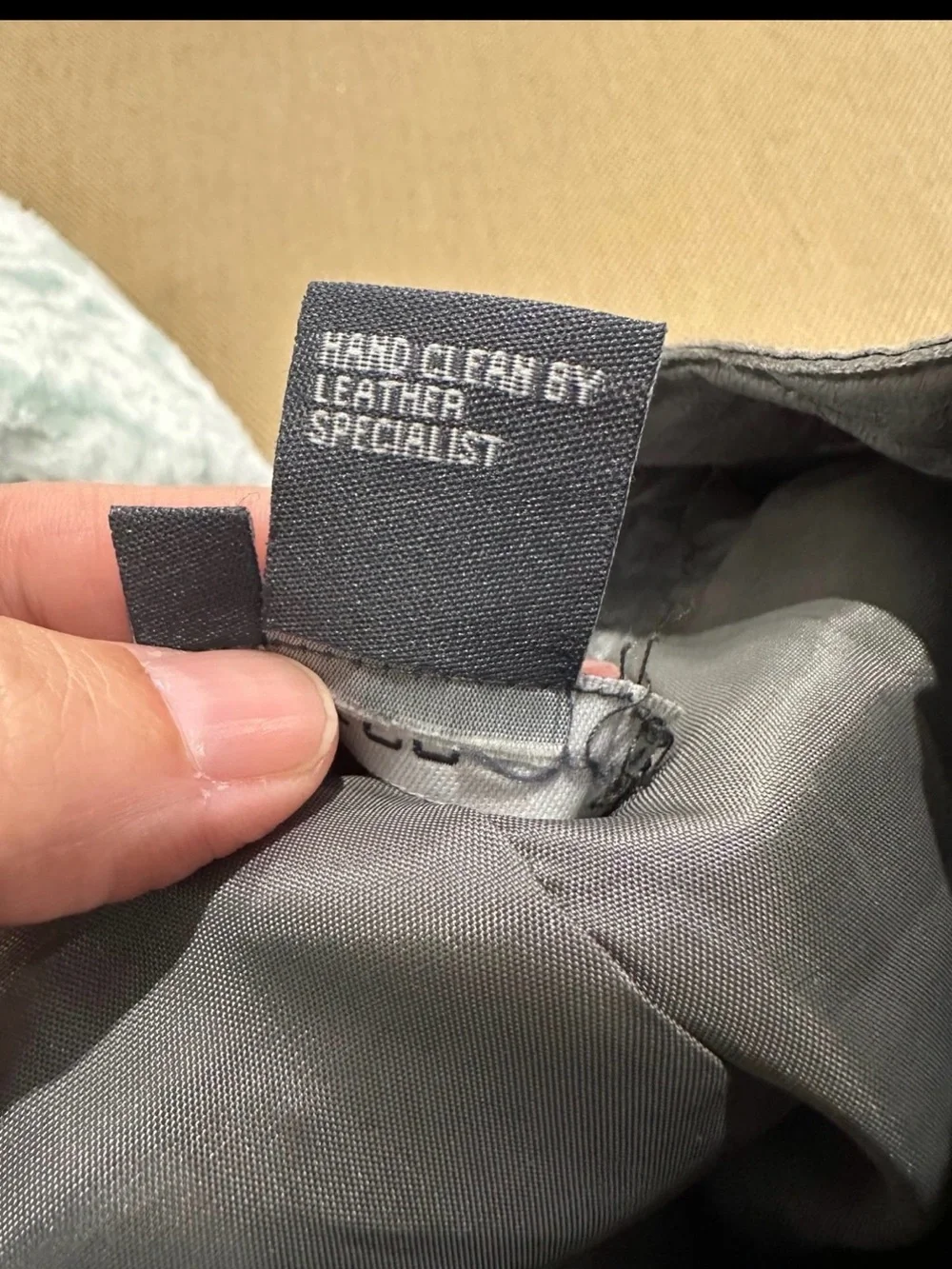 Perse Metallic Gray Lightweight Leather Jacket